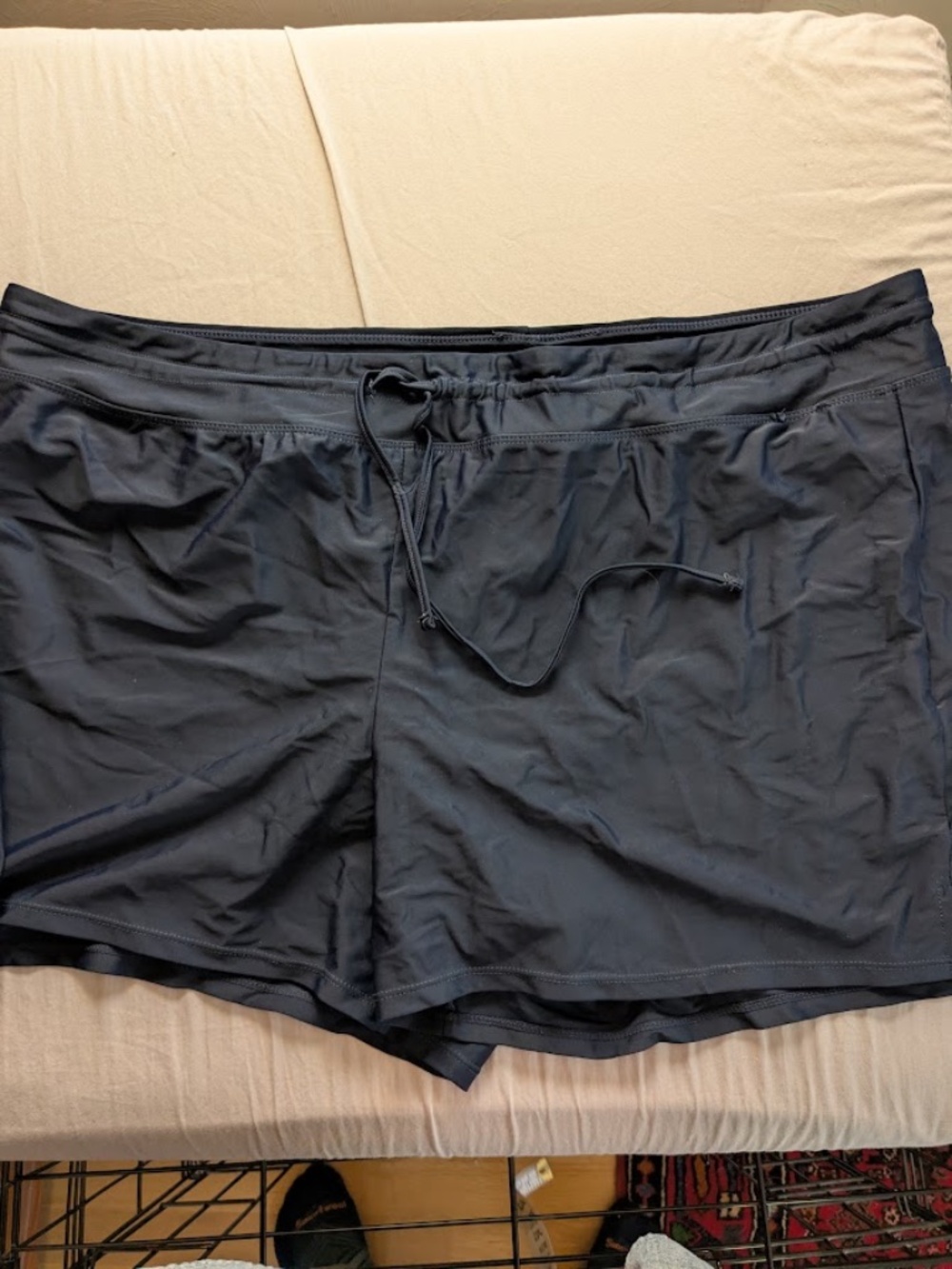 Women's Navy Blue Swim Shorts 20W